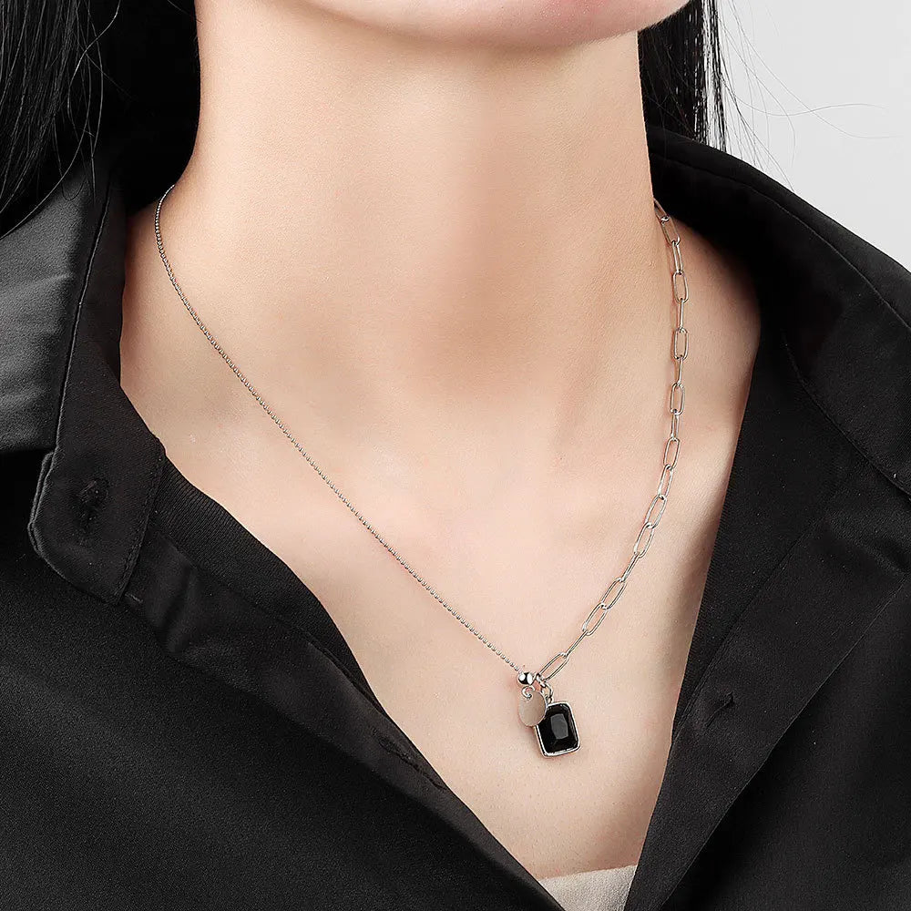 #2 Best Seller: Stephanie- Sterling Silver O chain