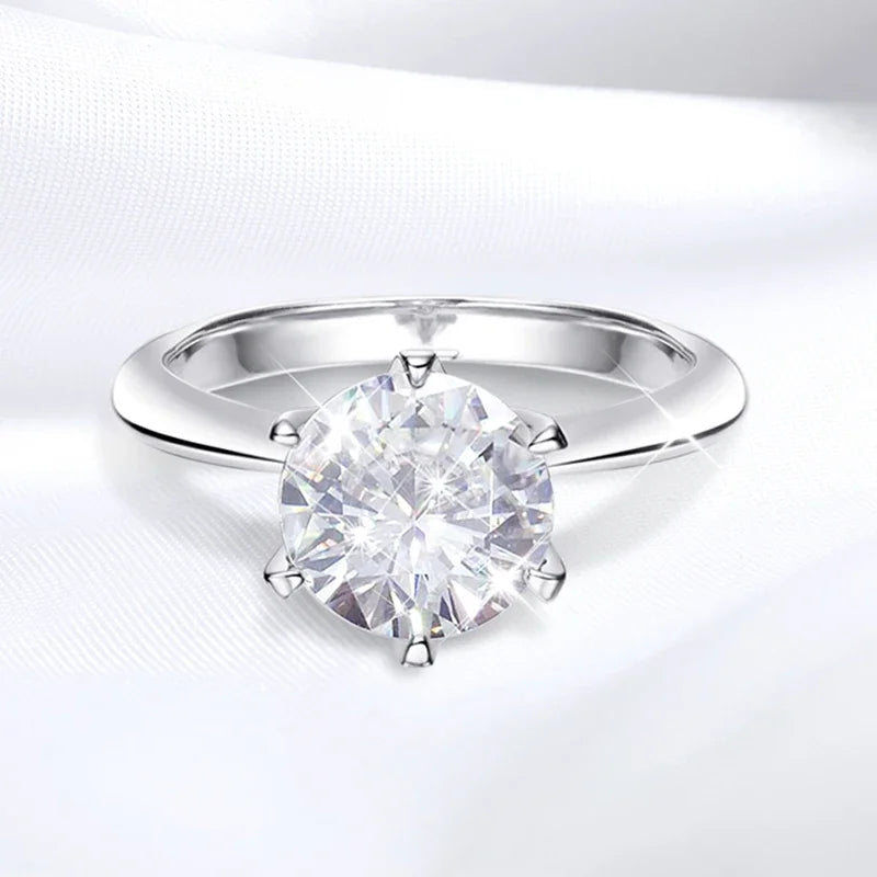 MOISSANITE COLLECTION: Betty- 1.5ct Moissanite Ring in Sterling Silver