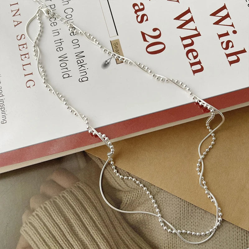 Tilly- Sterling Silver Double twist chain